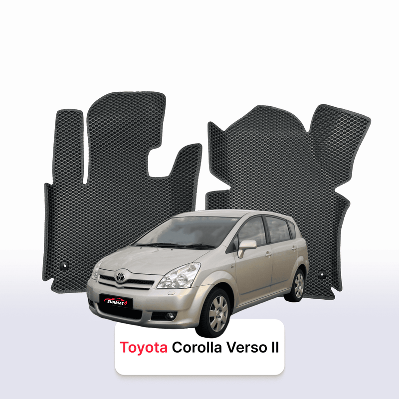 Fußmatten EVA für Toyota Corolla Verso 2 gen 2004-2009 jahr MINIVAN 7 sitzer