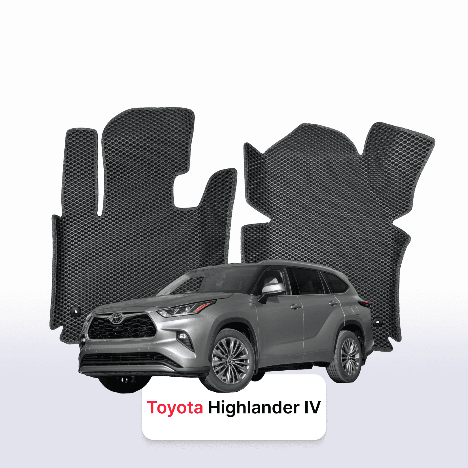 Fußmatten EVA für Toyota Highlander 4 gen 2019-2027 jahr SUV 5 türer