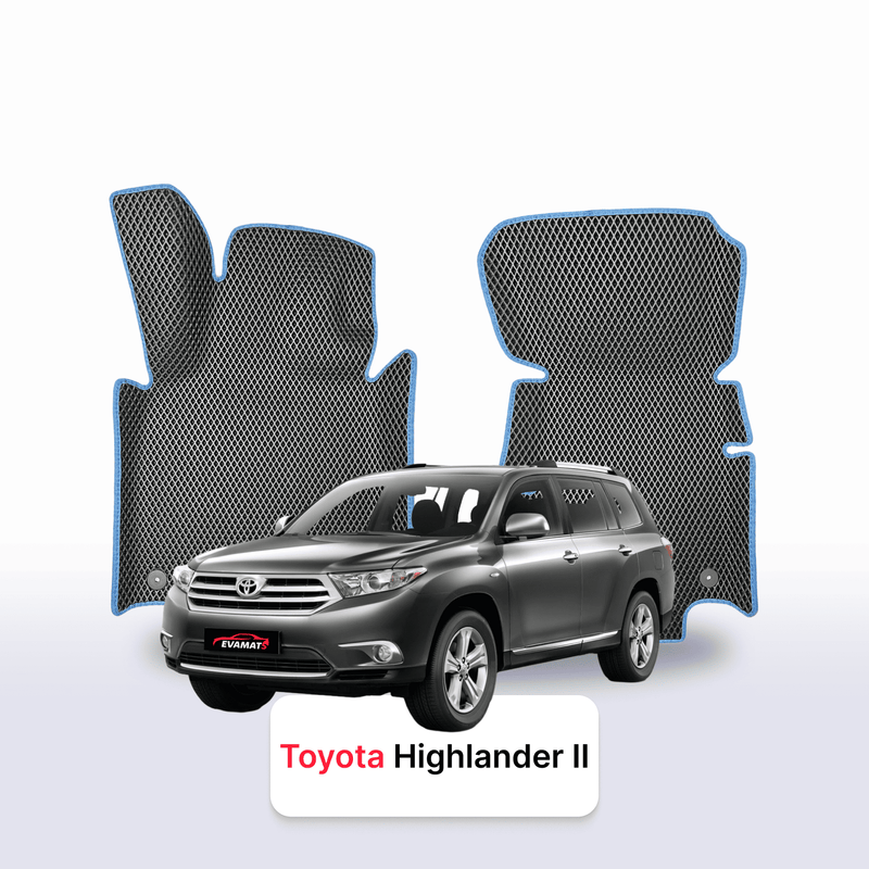 Fußmatten EVA für Toyota Highlander 2 gen 2007-2013 jahr SUV 5 türerowy