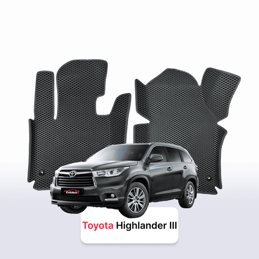 Fußmatten EVA für Toyota Highlander 3 gen 2013-2019 jahr SUV 5 türer