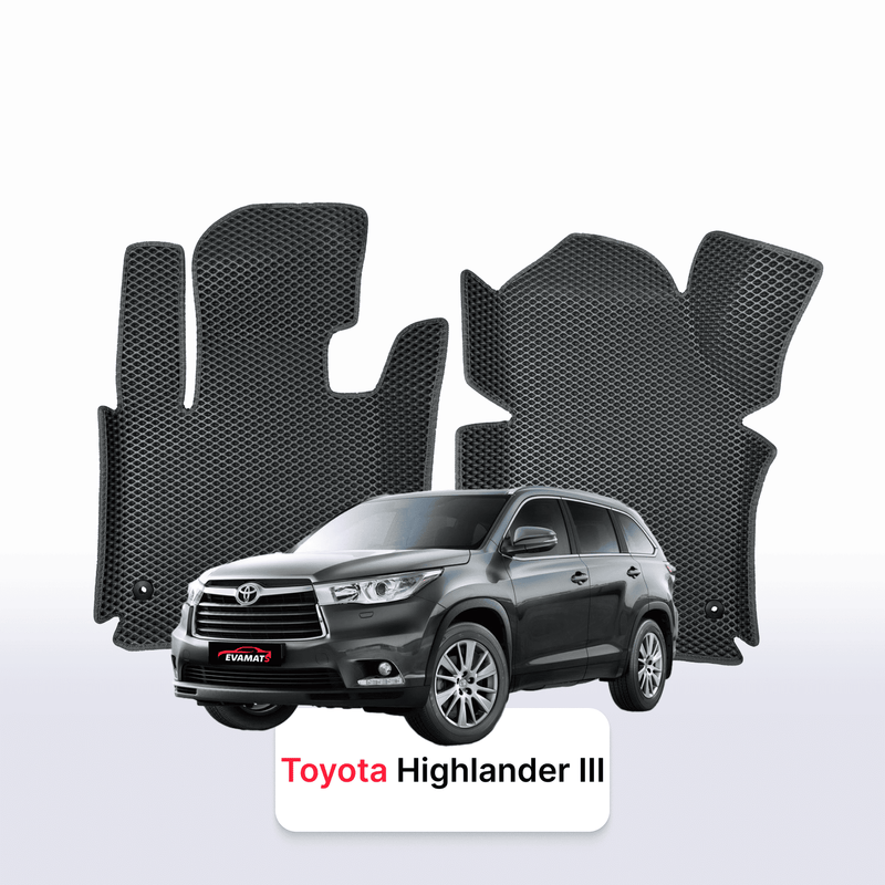 Fußmatten EVA für Toyota Highlander 3 gen 2013-2019 jahr SUV 5 türer