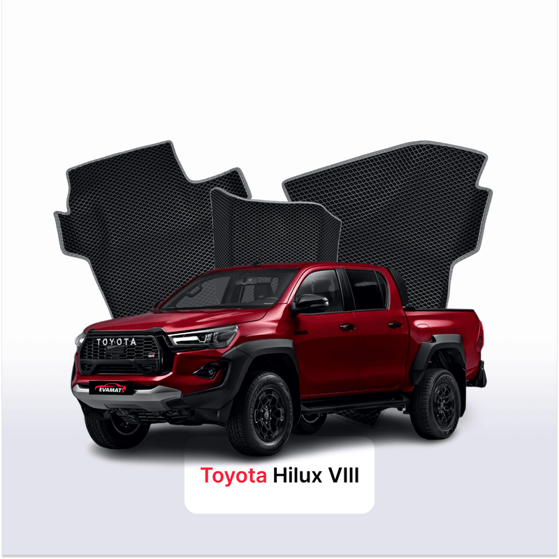 Fußmatten EVA für Toyota Hilux GR Sport 8 gen 2015-2026 Jahr PICK-UP doppelkabine
