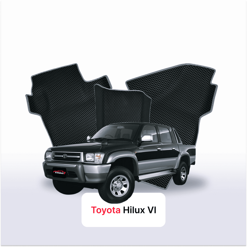 Fußmatten EVA für Toyota Hilux 6 gen 1997-2005 jahr PICK-UP doppelkabine