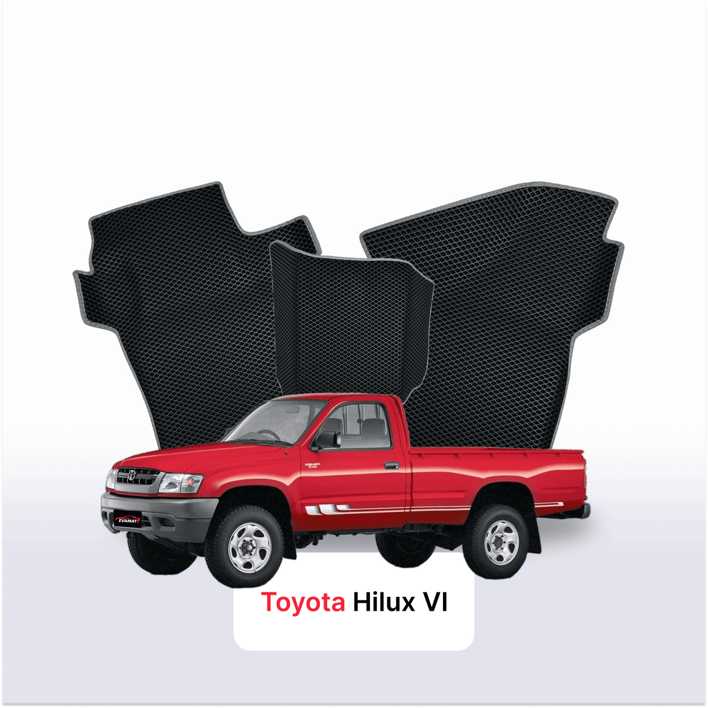 Fußmatten EVA für Toyota Hilux 6 gen 1997-2005 jahr PICK-UP einzelkabine