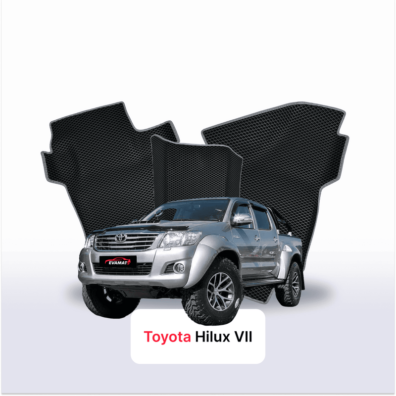 Fußmatten EVA für Toyota Hilux 7 gen 2004-2015 jahr PICK-UP doppelkabine