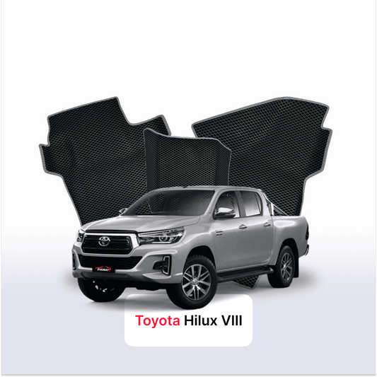 Fußmatten EVA für Toyota Hilux 8 gen 2015-2026 Jahr PICK-UP doppelkabine