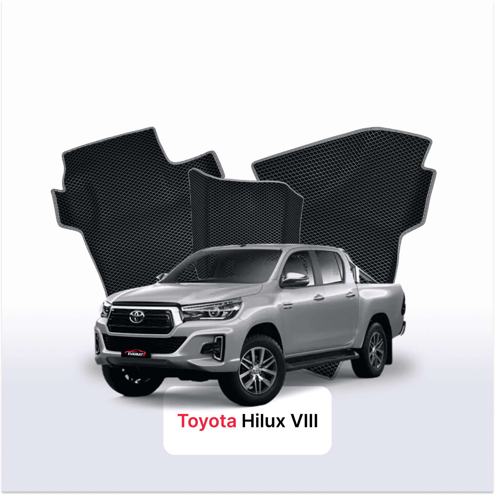 Fußmatten EVA für Toyota Hilux 8 gen 2015-2026 jahr PICK-UP doppelkabine