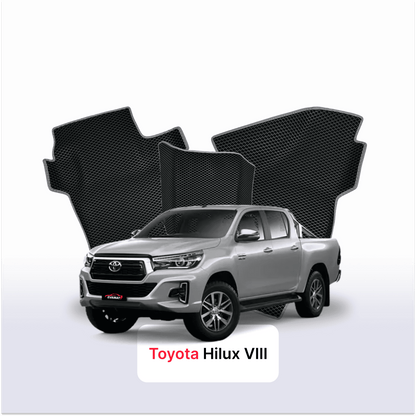 Fußmatten EVA für Toyota Hilux 8 gen 2015-2026 jahr PICK-UP doppelkabine