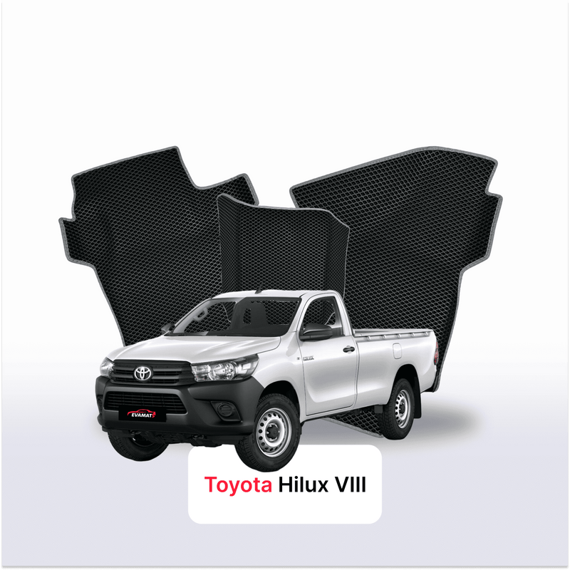 Fußmatten EVA für Toyota Hilux 8 gen 2015-2026 jahr PICK-UP einzelkabine