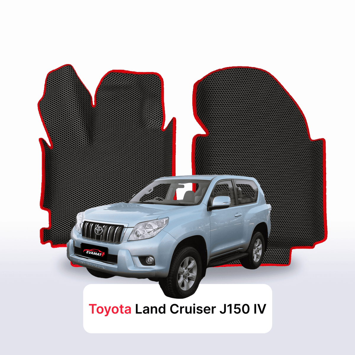 Fußmatten EVA für Toyota Land Cruiser J150 2009-2024 Jahr SUV 3-Türer