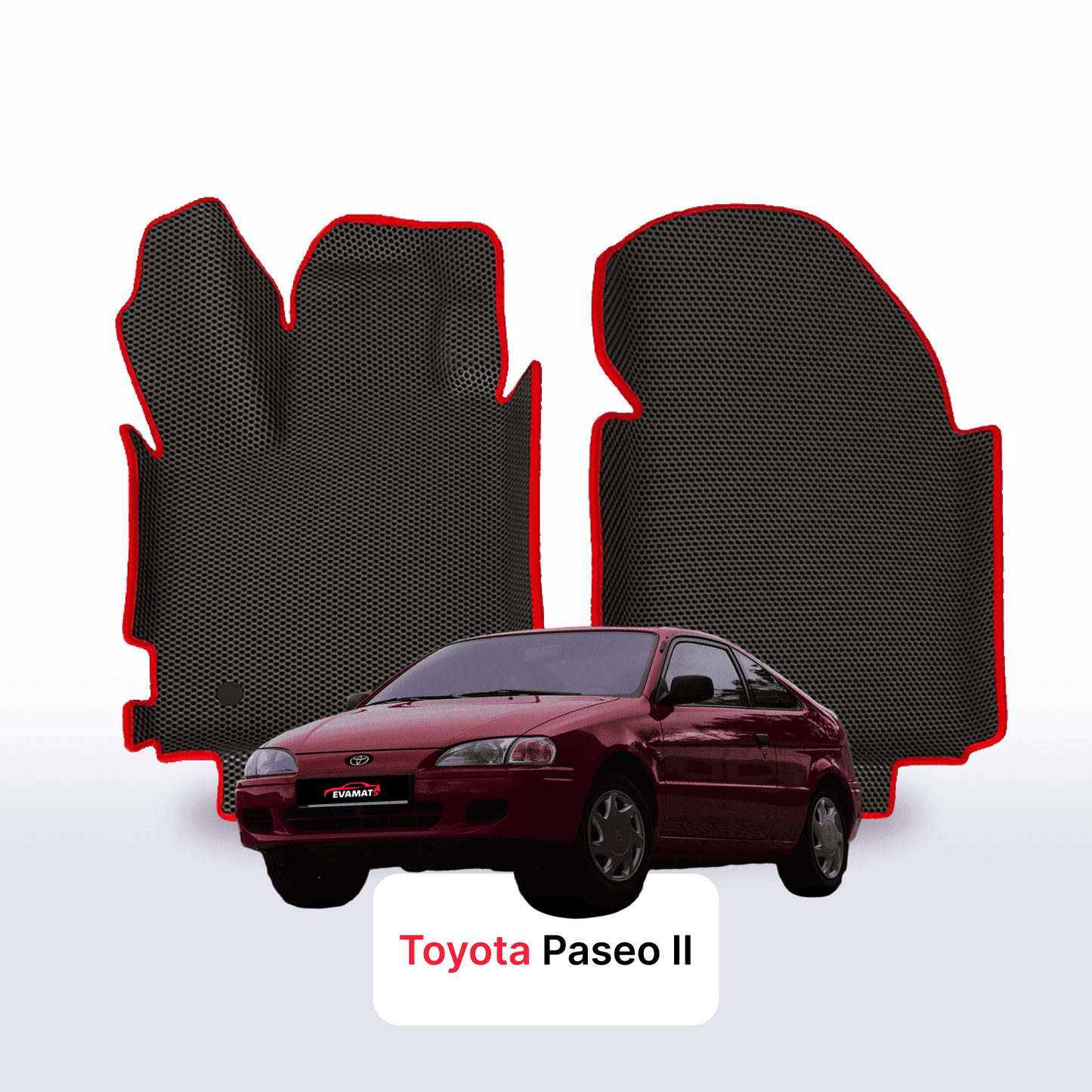 Fußmatten EVA für Toyota Paseo 2 gen 1991-1999 jahr COUPE