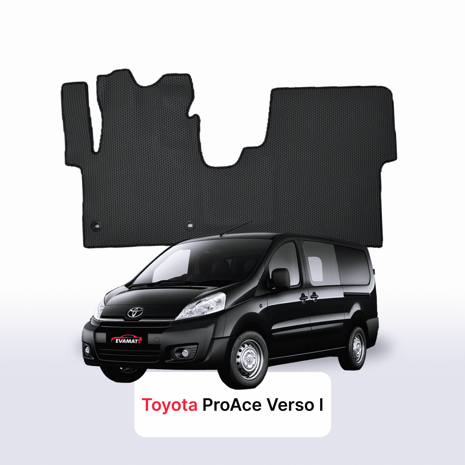 Fußmatten EVA für Toyota ProAce Verso 2013-2016 jahr LONG MINIVAN