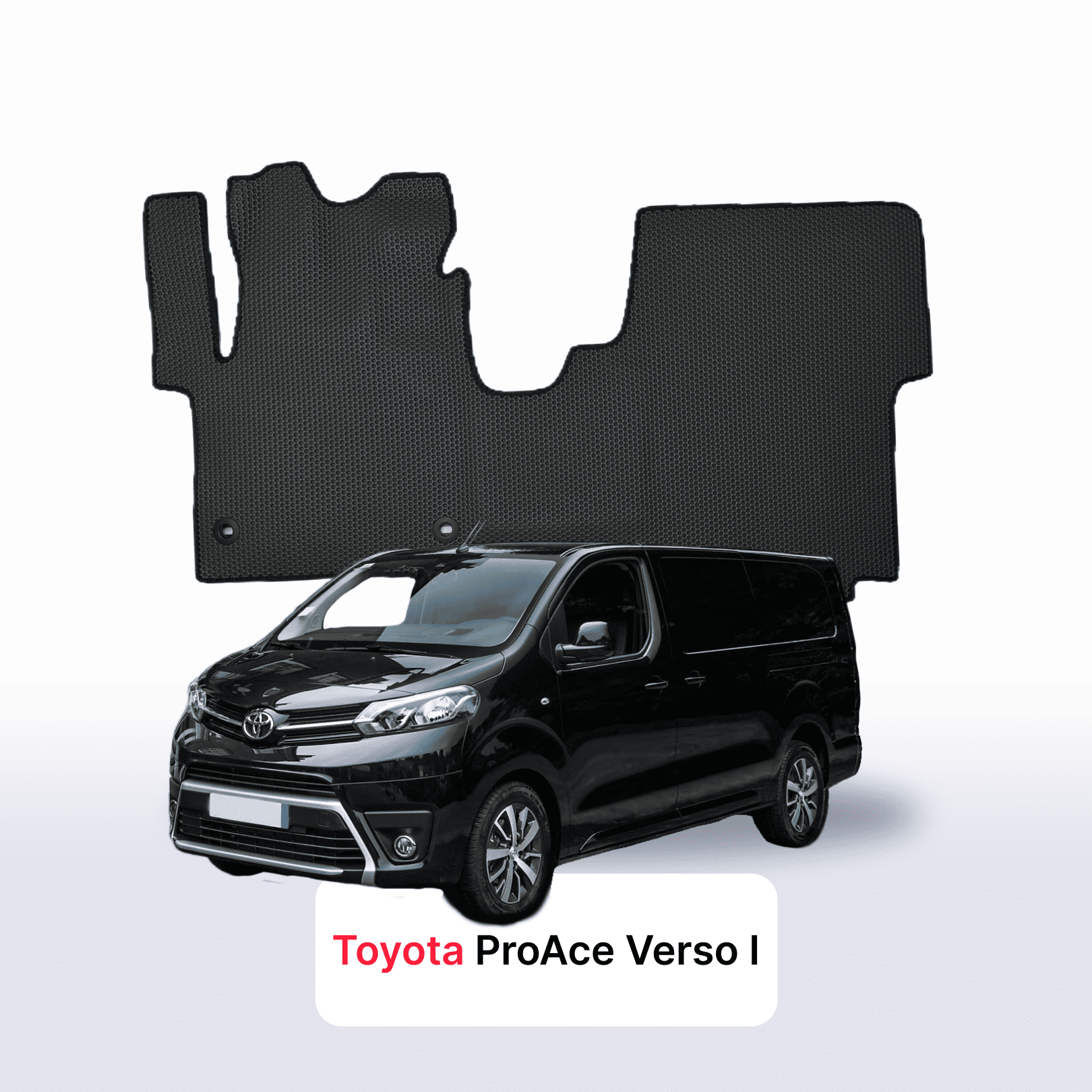 Fußmatten EVA für Toyota ProAce Verso 2016-2028 jahr MINIVAN LONG VIP 7 sitzer