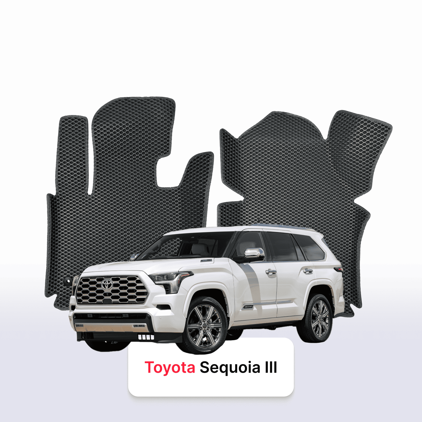 Fußmatten EVA für Toyota Sequoia 3 gen 2022-2024 jahr SUV