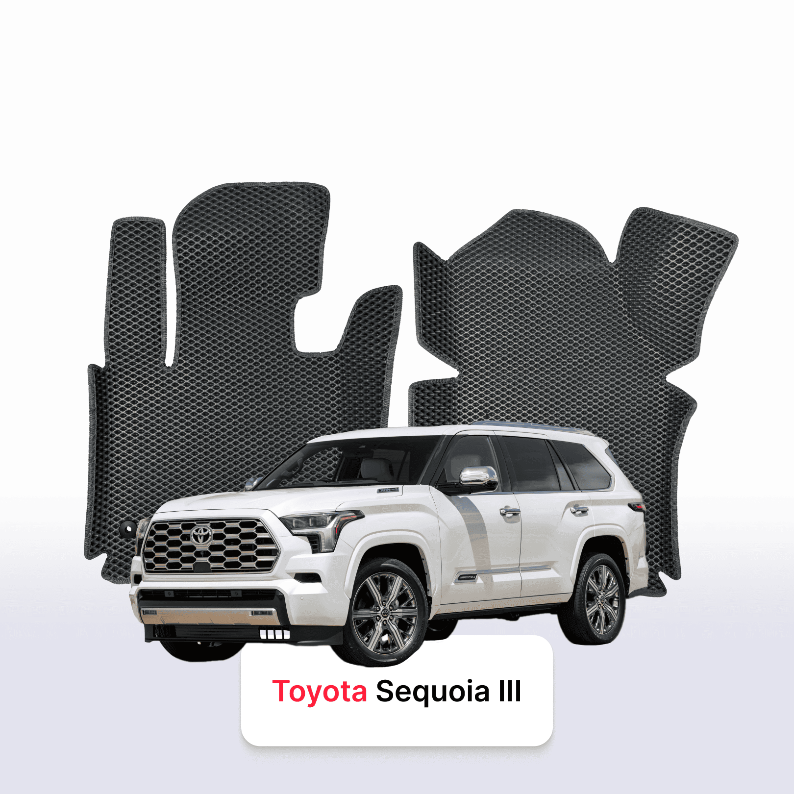 Fußmatten EVA für Toyota Sequoia 3 gen 2022-2024 jahr SUV