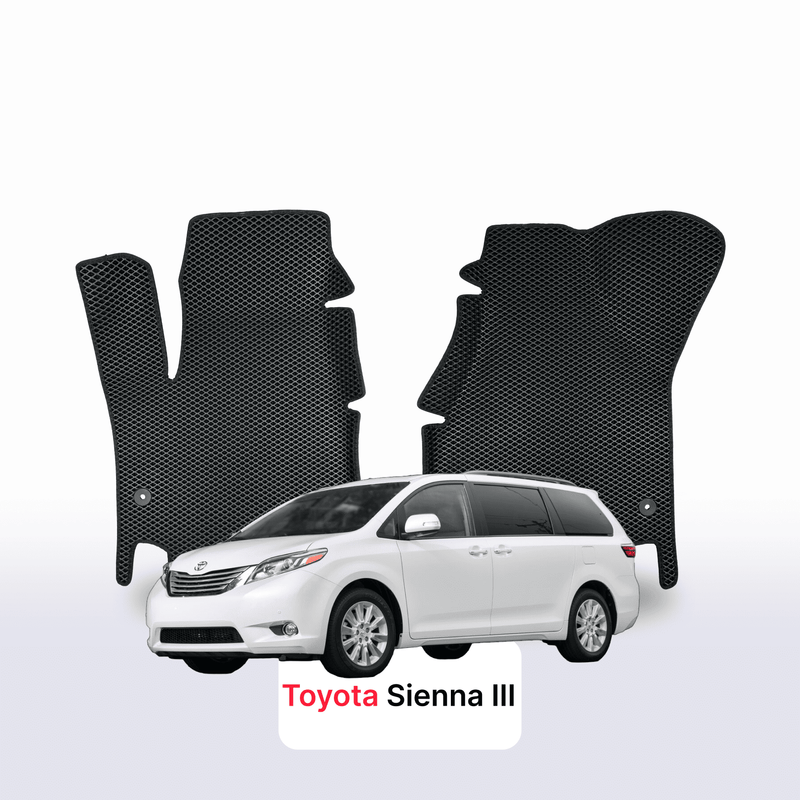 Fußmatten EVA für Toyota Sienna 3 gen 2010-2020 jahr MINIVAN