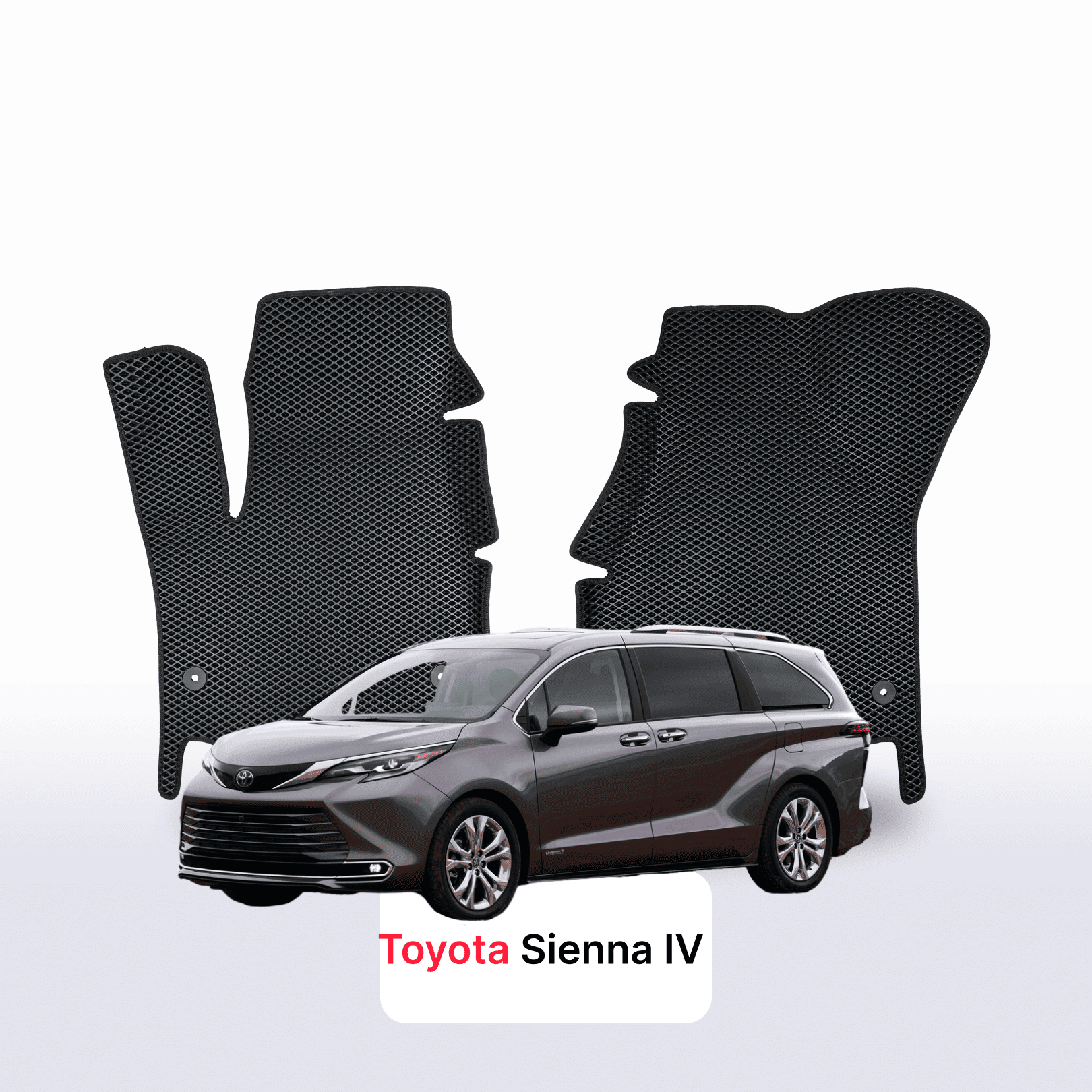 Fußmatten EVA für Toyota Sienna 4 gen 2020-2028 jahr MINIVAN