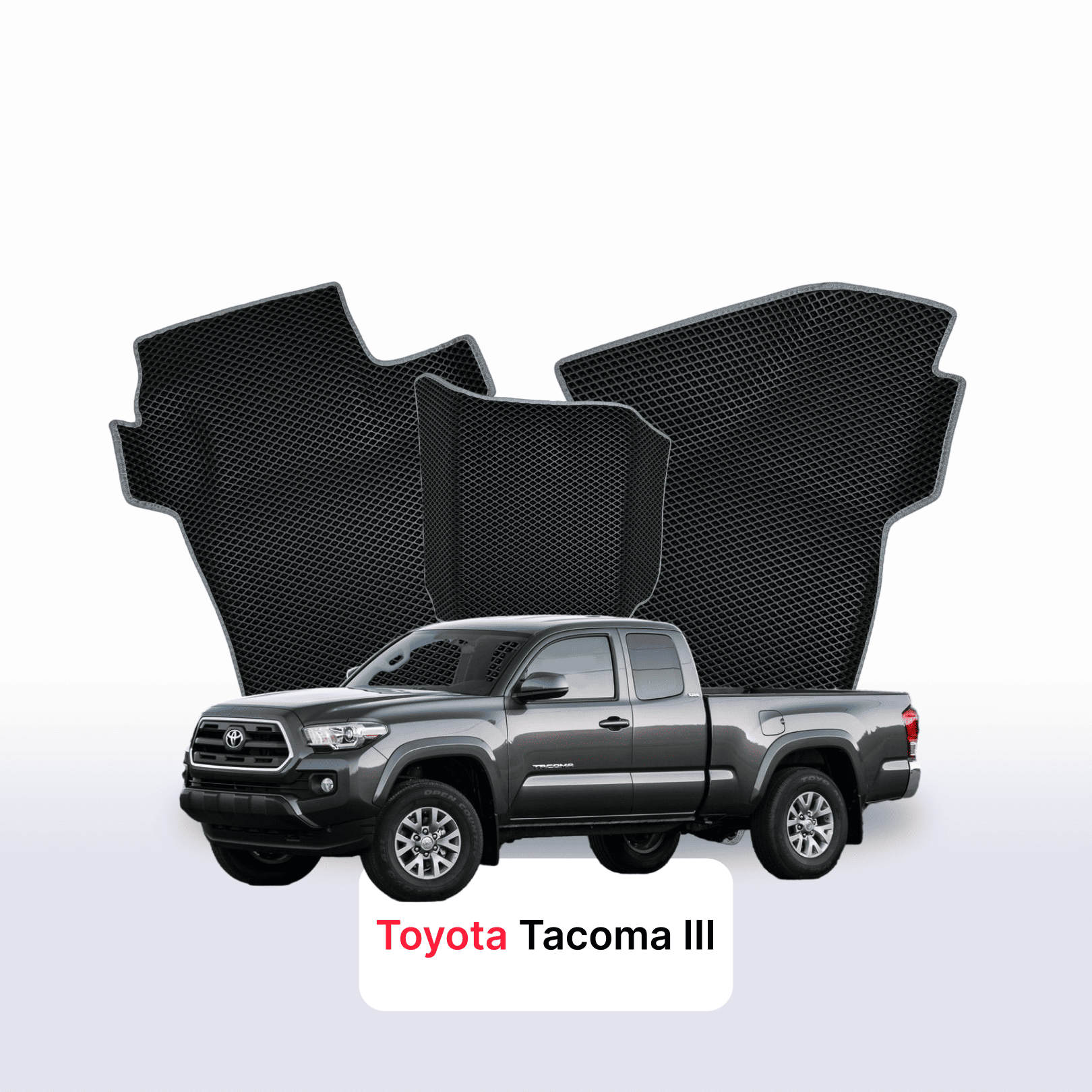 Fußmatten EVA für Toyota Tacoma 3 gen 2015-2023 jahr PICK-UP extrakabine