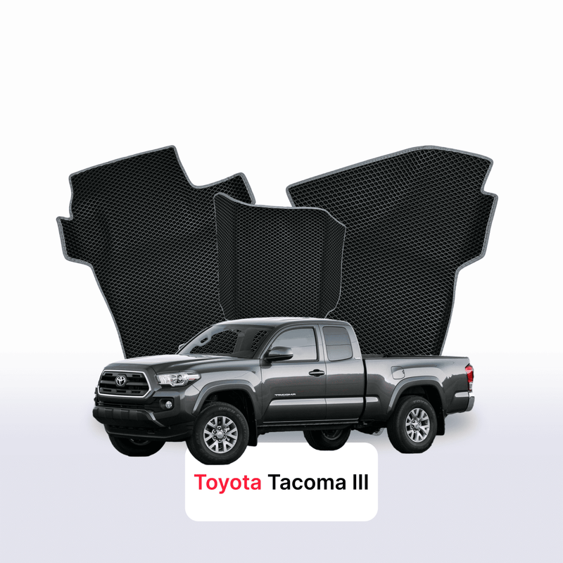 Fußmatten EVA für Toyota Tacoma 3 gen 2015-2023 jahr PICK-UP extrakabine