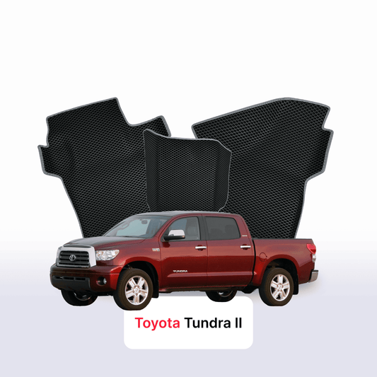 Fußmatten EVA für Toyota Tundra 2 gen 2007-2021 Jahr PICK-UP doppelkabine(CrewMax Cab)
