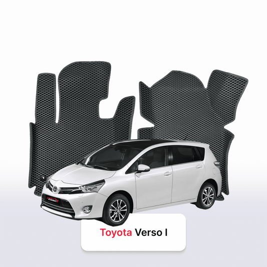 Fußmatten EVA für Toyota Verso 1 gen 2009-2018 jahr MINIVAN 7 sitzer