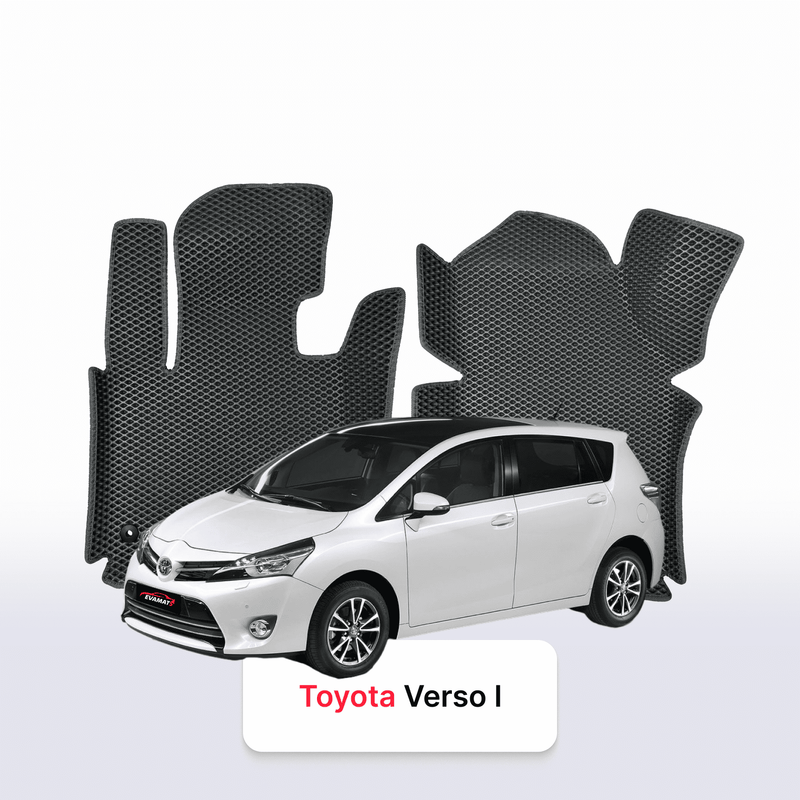 Fußmatten EVA für Toyota Verso 1 gen 2009-2018 jahr MINIVAN 7 sitzer