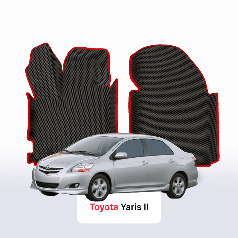 Fußmatten EVA für Toyota Yaris 2 gen 2005-2012 jahr LIMOUSINE