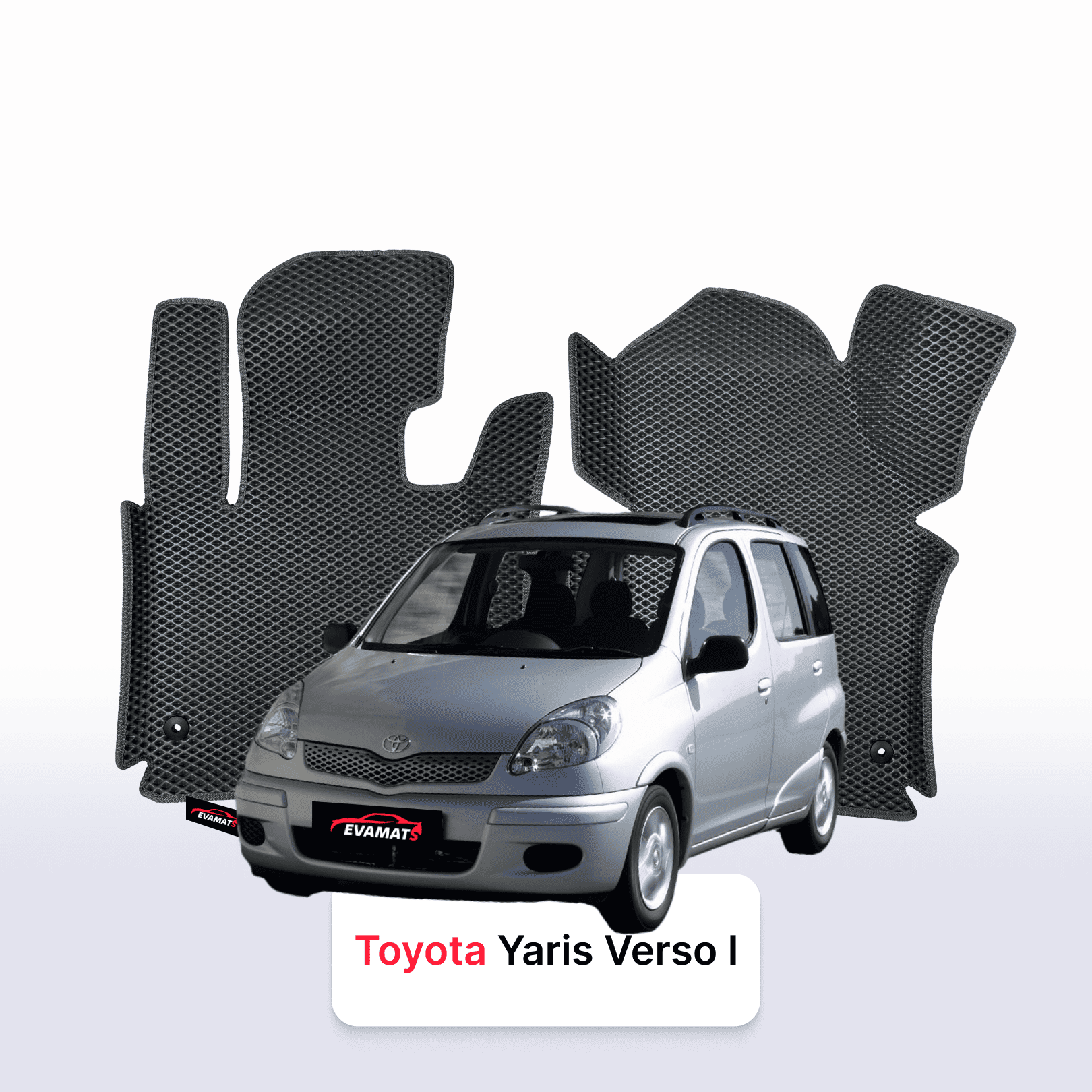 Fußmatten EVA für Toyota Yaris Verso 1999-2006 jahr MINIVAN