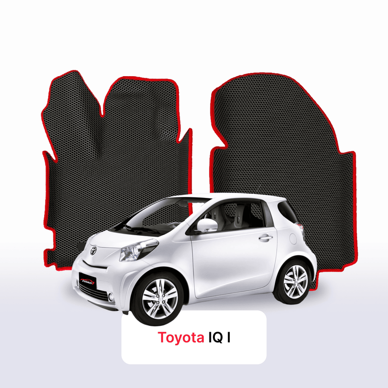 Fußmatten EVA für Toyota iQ 1 gen 2008-2015 jahr SCHÄGHECK 3 türer