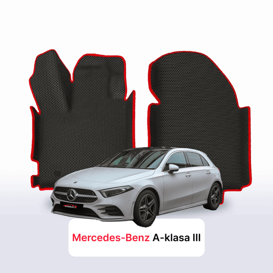 Fußmatten EVA für Mercedes-Benz A-klasa 4 gen (W177/V177) 2018-2024 SCHÄGHECK 5 türer