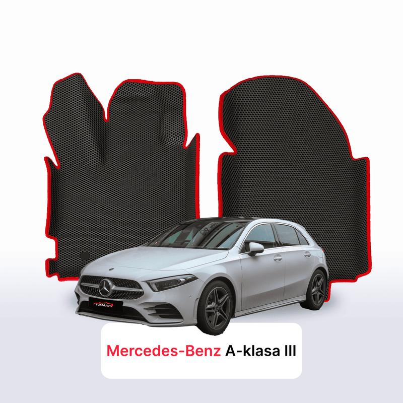Fußmatten EVA für Mercedes-Benz A-klasa 4 gen (W177/V177) 2018-2024 SCHÄGHECK 5 türer