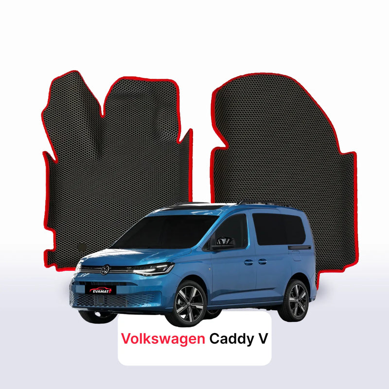Fußmatten EVA für Volkswagen Caddy V gen 2020-2028 jahr MINIVAN 5 sitzer