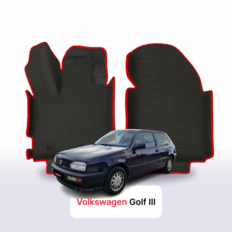 Fußmatten EVA für Volkswagen Golf(MK3) III gen 1991-2003 jahr SCHÄGHECK 3 türer