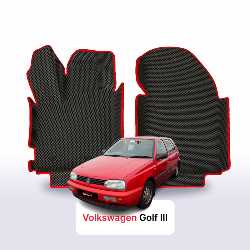 Fußmatten EVA für Volkswagen Golf(MK3) III gen 1991-2003 jahr SCHÄGHECK 5 türer