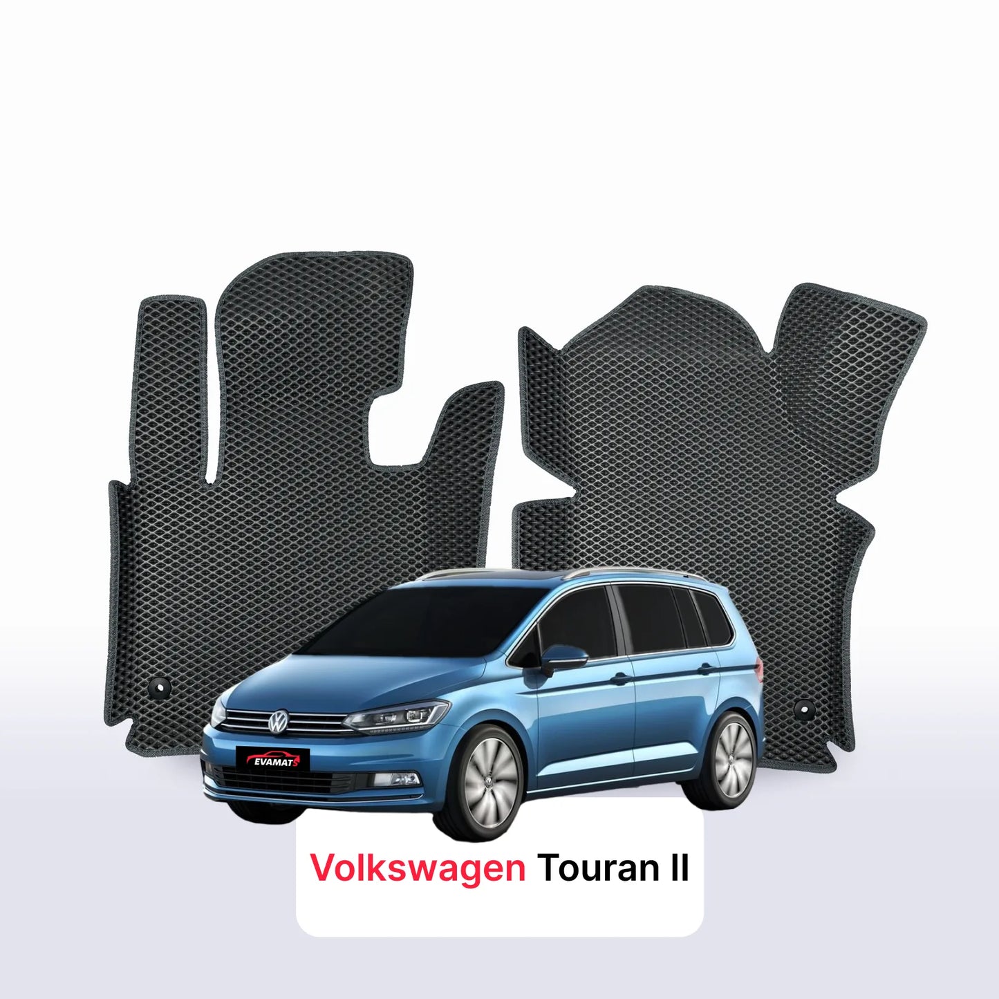 Fußmatten EVA für Volkswagen Touran II gen 2015-2027 jahr MINIVAN