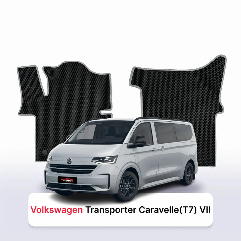 Fußmatten EVA für Volkswagen Transporter Caravelle (T7) VII gen 2024-2028 jahr MINIVAN