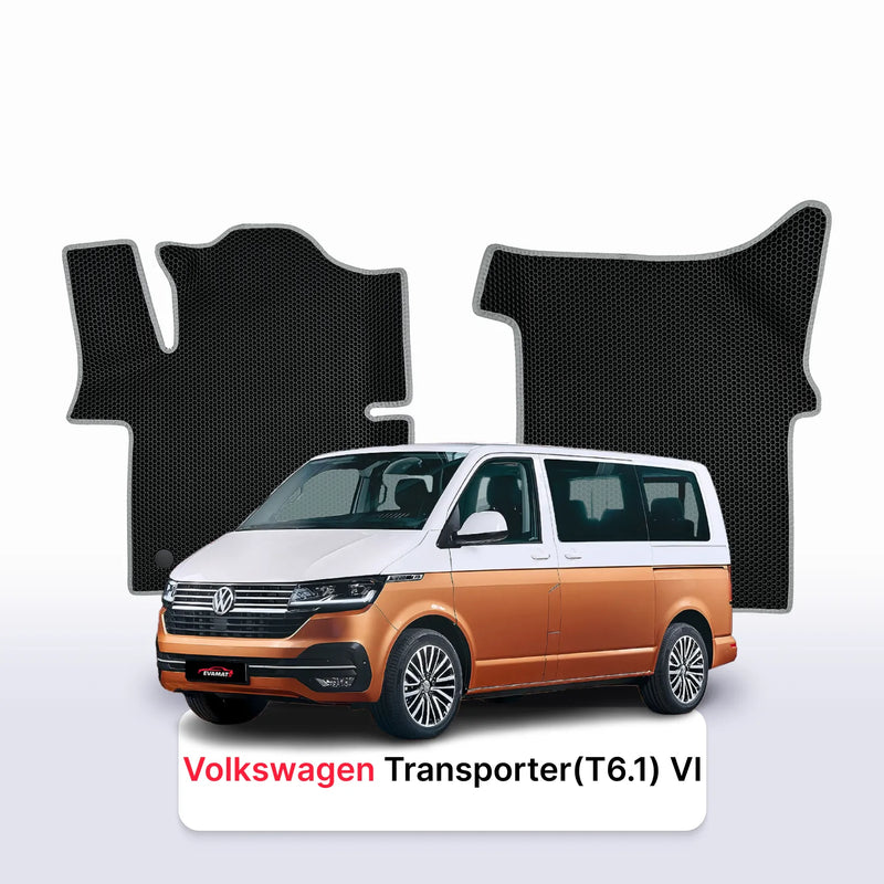Fußmatten EVA für Volkswagen Transporter(T6.1) VI gen 2019-2027 jahr MINIVAN