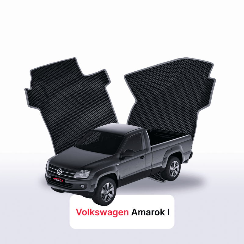 Fußmatten EVA für Volkswagen Amarok I gen 2010-2016 jahr PICK-UP einzelkabine
