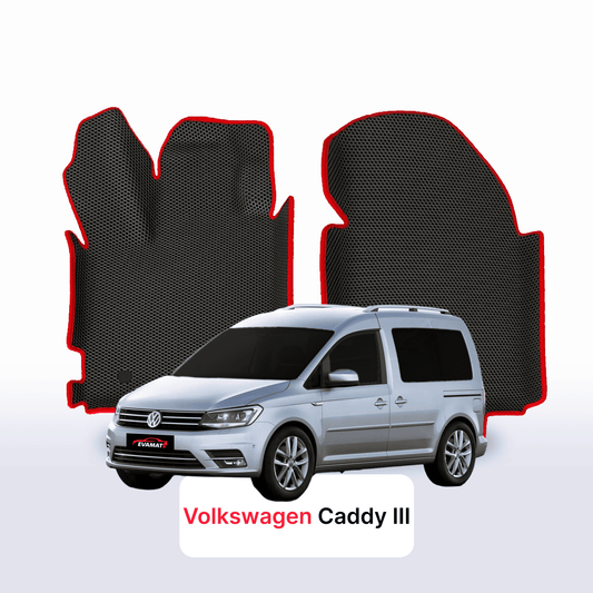 Fußmatten EVA für Volkswagen Caddy III gen 2004-2020 jahr MINIVAN 5 sitzer