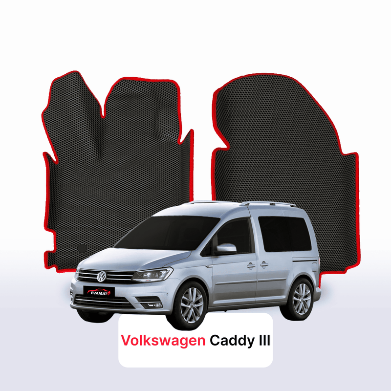 Fußmatten EVA für Volkswagen Caddy III gen 2004-2020 jahr MINIVAN 5 sitzer