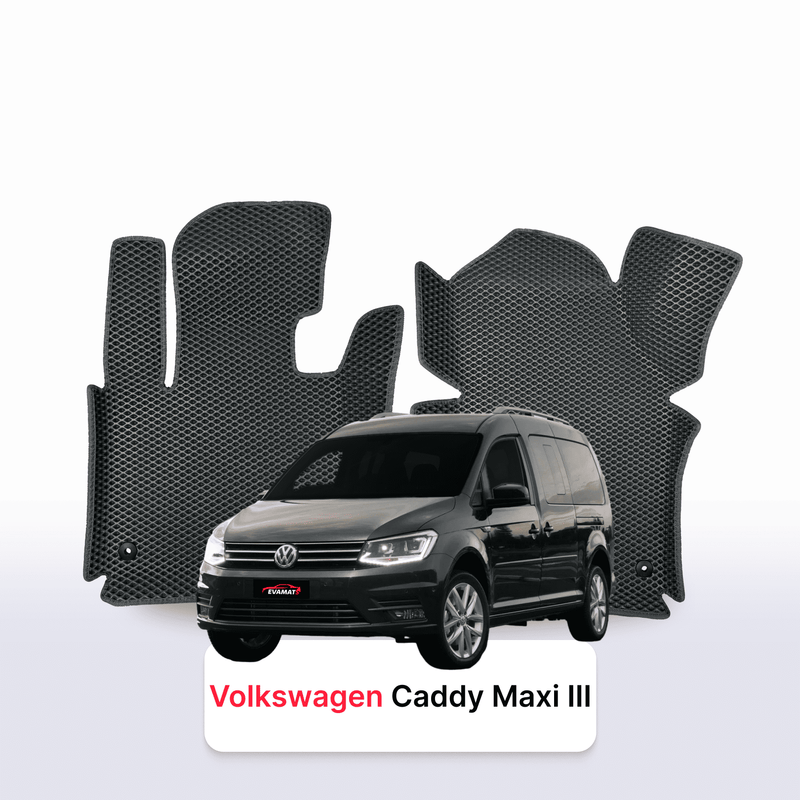 Fußmatten EVA für Volkswagen Caddy Maxi III gen 2004-2020 jahr MINIVAN 7 sitzer