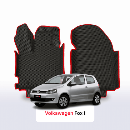 Fußmatten EVA für Volkswagen Fox I gen 2003-2021 jahr SCHÄGHECK 3 türer