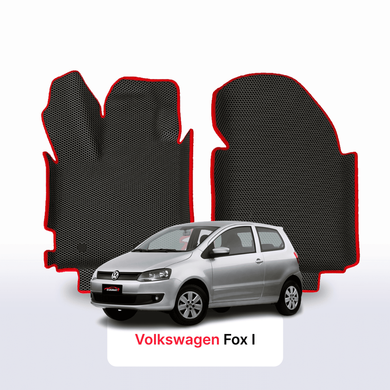 Fußmatten EVA für Volkswagen Fox I gen 2003-2021 jahr SCHÄGHECK 3 türer