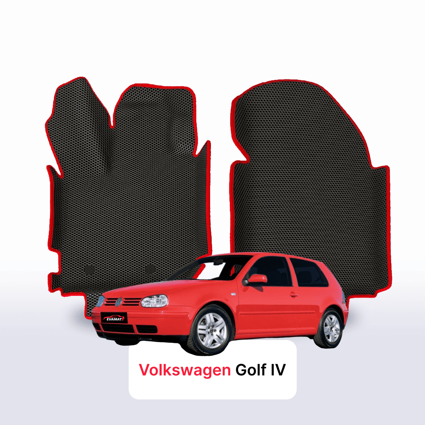 Fußmatten EVA für Volkswagen Golf(MK4) IV gen 1997-2006 jahr SCHÄGHECK 3 türer