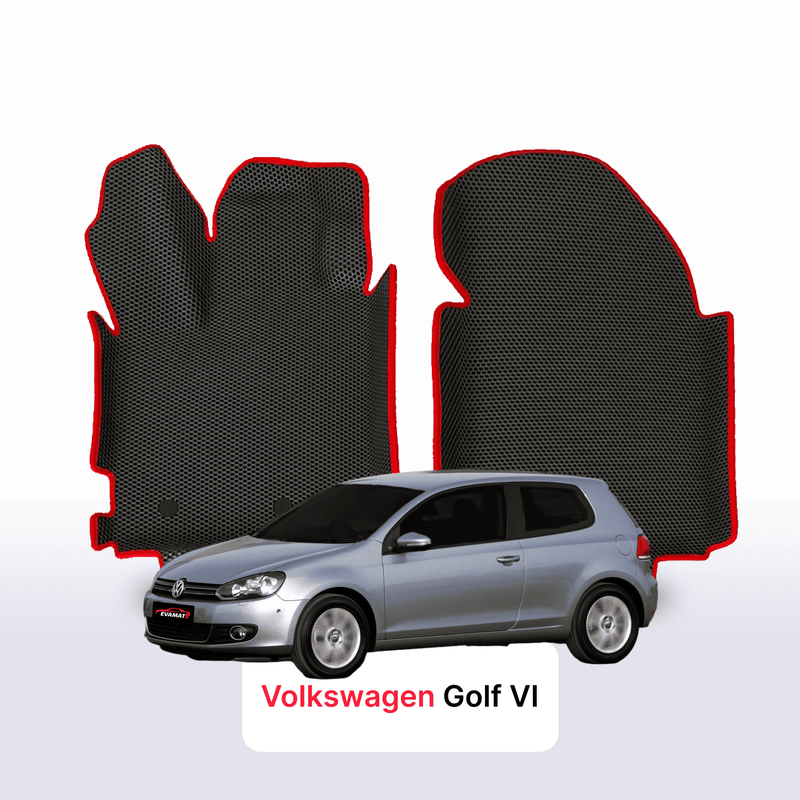 Fußmatten EVA für Volkswagen Golf (MK6) VI gen 2008-2012 jahr SCHÄGHECK 3 türer
