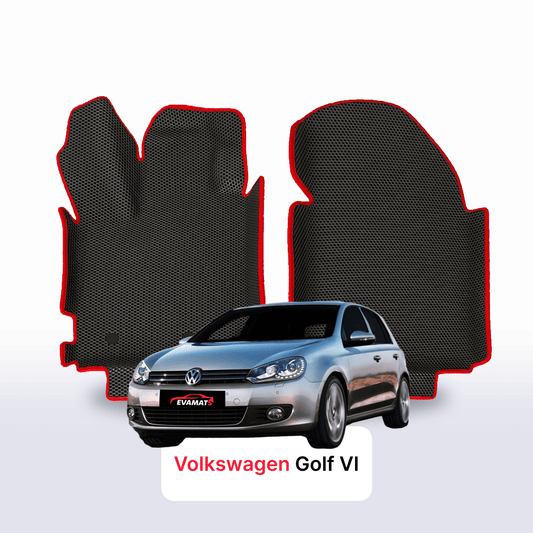 Fußmatten EVA für Volkswagen Golf (MK6) VI gen 2008-2012 jahr SCHÄGHECK 5 türer