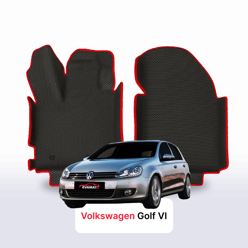 Fußmatten EVA für Volkswagen Golf (MK6) VI gen 2008-2012 jahr SCHÄGHECK 5 türer