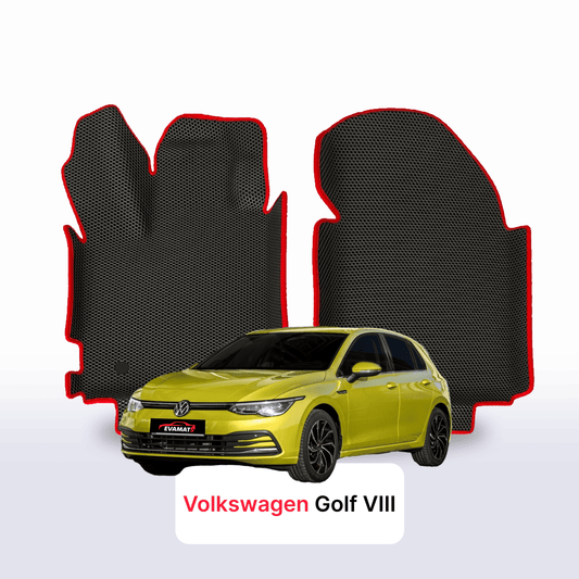 Fußmatten EVA für Volkswagen Golf(MK8) VIII gen 2019-2028  Jahr SCHRÄGHECK 5-Türer + EVA-Fersenpolster
