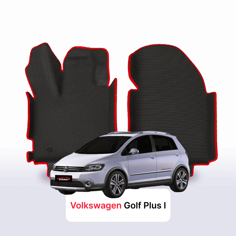 Fußmatten EVA für Volkswagen Golf Plus I gen 2005-2014 jahr SCHÄGHECK 5 türer
