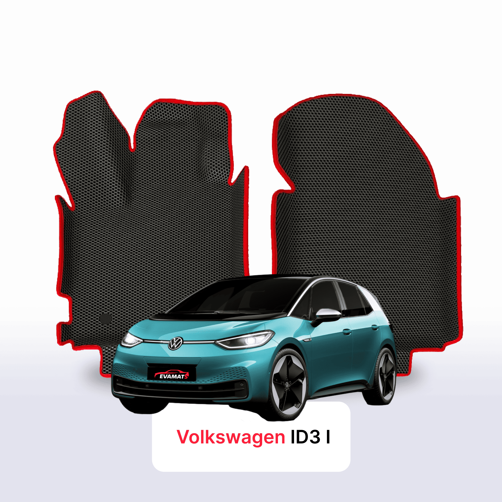 Fußmatten EVA für Volkswagen ID.3 I gen 2019-2028 jahr SCHÄGHECK 5 türer